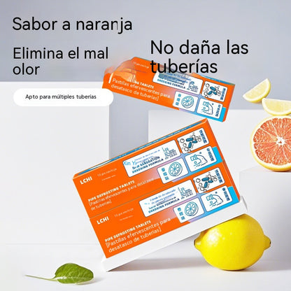 🏡💦Desatasco rápido de desagües: pastillas efervescentes con oxígeno activo, adecuadas para la limpieza diaria de desagües de cocina, inodoros, etc.