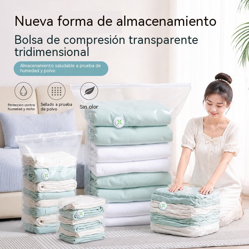 🔥🧳 5 artículos por solo 28 € 💨 Bolsas de almacenamiento al vacío grandes y compresibles: No necesitan bomba de aire, son a prueba de fugas, ideales para ahorrar espacio en tu maleta y en casa ✈️