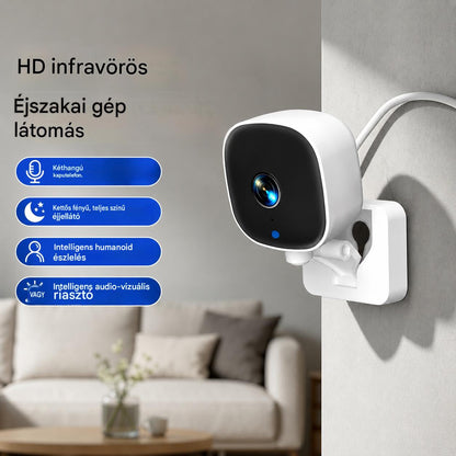 Távoli vezeték nélküli WiFi intelligens otthoni felügyelet infravörös éjjellátó kétirányú kaputelefon nagyfelbontású kamera