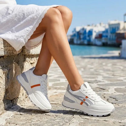 🍂 Za proljeće i jesen! ✨ Ženske ležerne sportske cipele 👟 【36-40】Lagane tenisice za trčanje, s debelim potplatima i efektom podizanja, mekane, prozračne i udobne, moderne i svestrane 💖