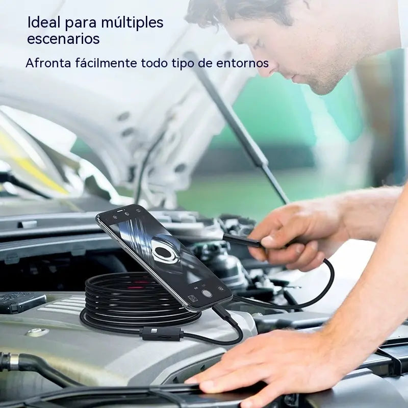 ⏳¡50 % de descuento por tiempo limitado! 🔍 Cámara endoscópica HD resistente al agua para Android y iPhone