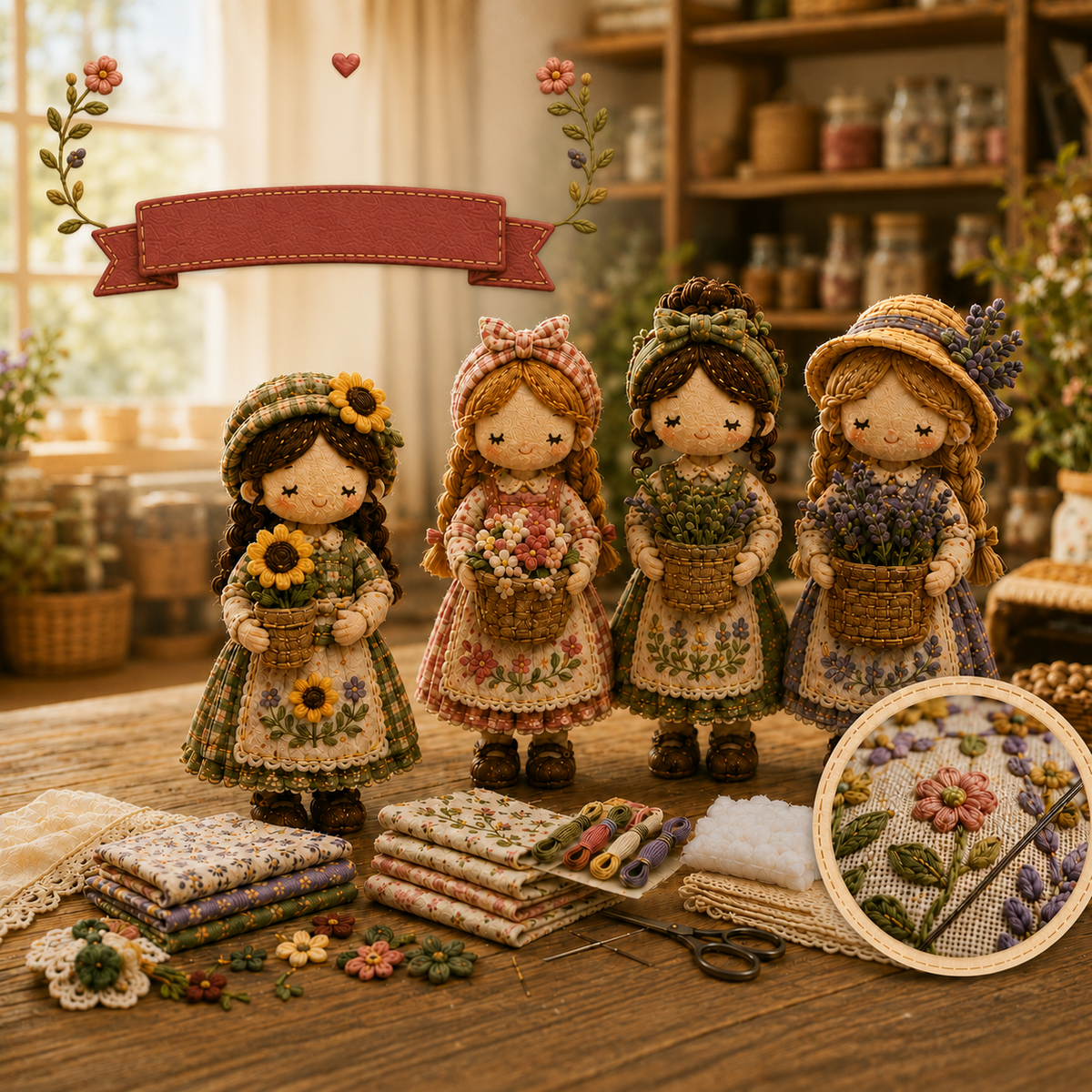Último día: ¡Disfruta de un 49% de descuento!  Kit de patchwork para armar en miniatura de la serie Mundo en miniatura.