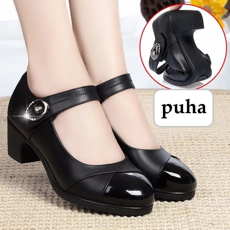 🔥[35–42-es méret] 👡 Puha talpú platformcipő lábfájdalommal küzdő nők számára (5 cm-es sarokmagasság)