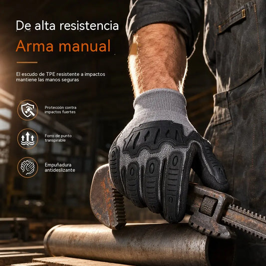 🧤 Guantes de trabajo reforzados – Guantes extra resistentes para bricolaje, tareas laborales y uso diario