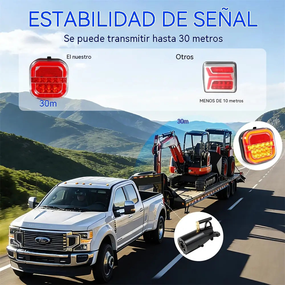 🔥【30% OFF】🚦【Universal 12V/24V】🚦 Luces LED para remolque de coche