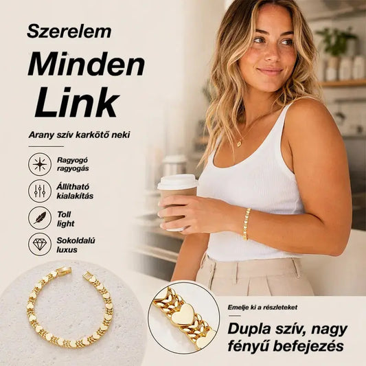 📢📢50% kedvezmény korlátozott ideig! ⏰Elegáns kubai szív alakú karkötő nőknek: gyönyörű báj, klasszikus dizájn, kényelmes viselet 💝
