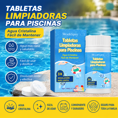 🔥Compre 1 y obtenga 1 gratis（2 botella）Pastillas efervescentes para la limpieza de piscinas