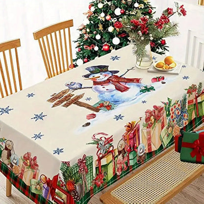 ⏳🔥¡50% de descuento por tiempo limitado! ⏰Mantel navideño decorativo impermeable🎄