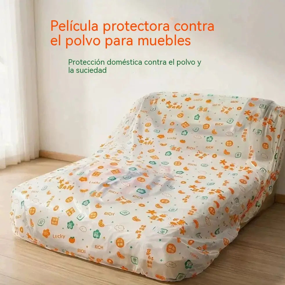 🔥【5 artículo】🎀Funda antipolvo estampada y elástica para cama y sofá