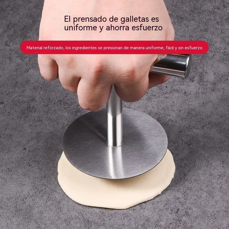 🔥【Compra 1 y llévate 1 gratis】🍔 Prensa para hamburguesas de acero inoxidable apta para alimentos (hágalo usted mismo)