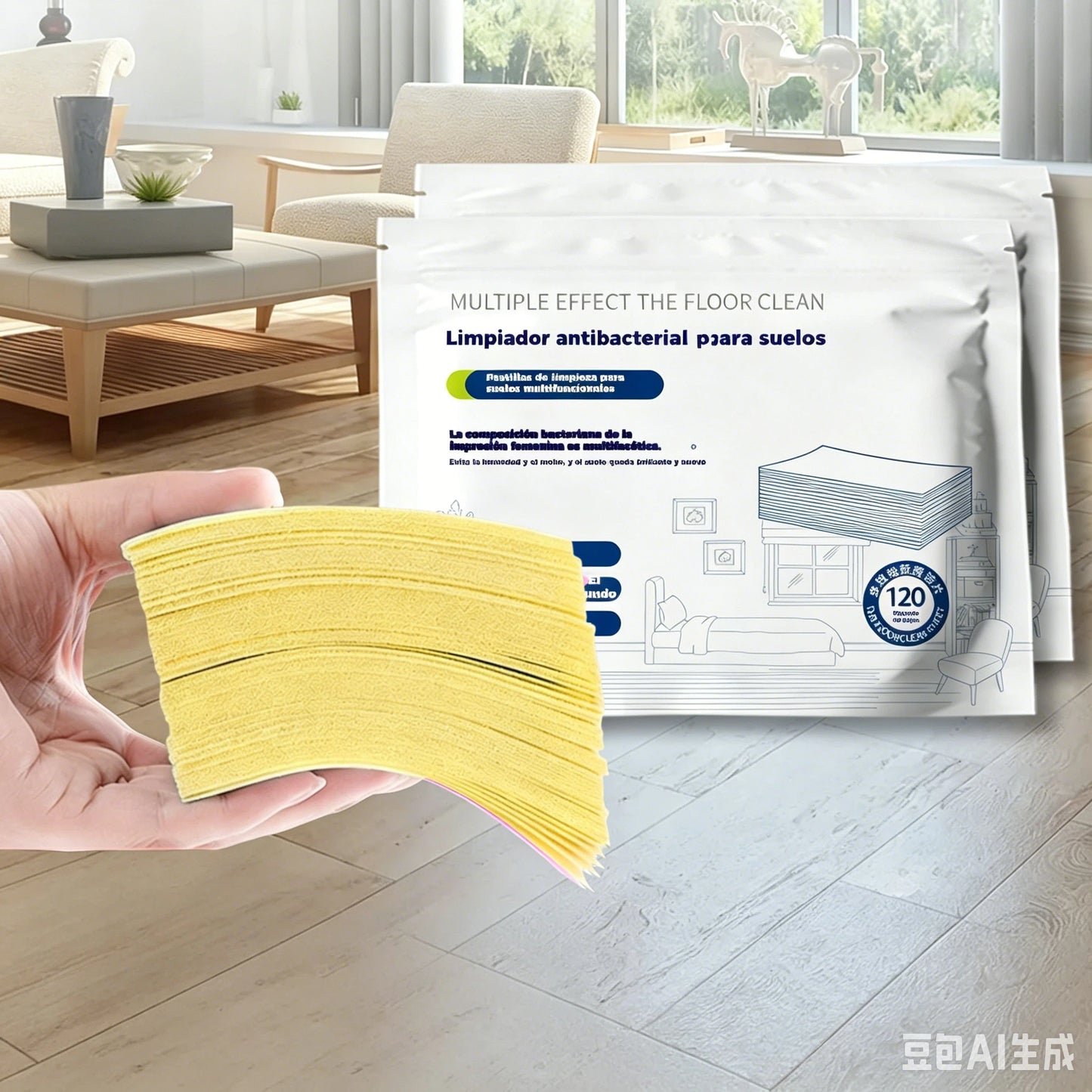 🧹【¡Compra 1 y recibe 1 GRATIS!】【240 piezas 25 euros】✨ 240 unidades de pastillas limpiadoras multiusos antibacterianas y desodorizantes | Aptas para madera dura, suelos laminados, azulejos y paredes de autocaravana
