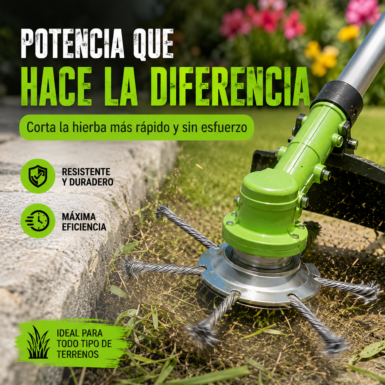 🧰🔥Última oferta especial【Compra 1 y llévate 1 gratis】🔥Desbrozadora de alambre de acero