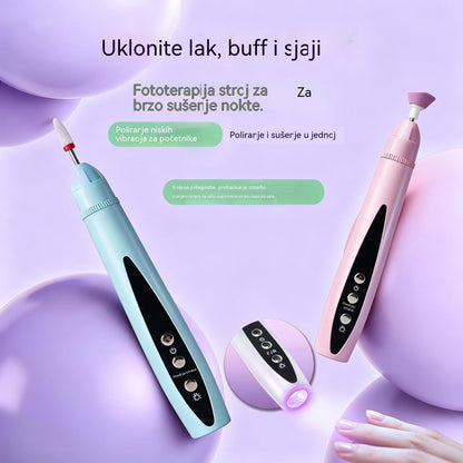 💅✨Prijenosna električna brusilica za nokte 2 u 1 s UV lampom