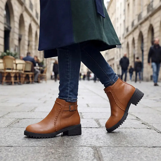 【35-43】Retro övcsatos Martin csizma