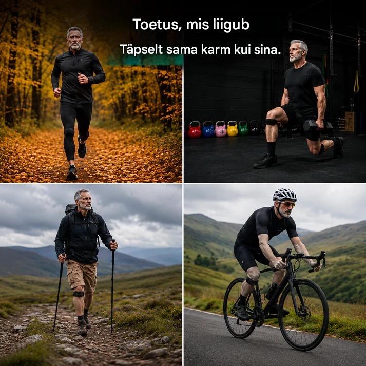 4 paari 27 euro eest🏃‍♀️ Sportlik põlvetugi👉 Põlv vajab aega. See teip annab seda sulle.