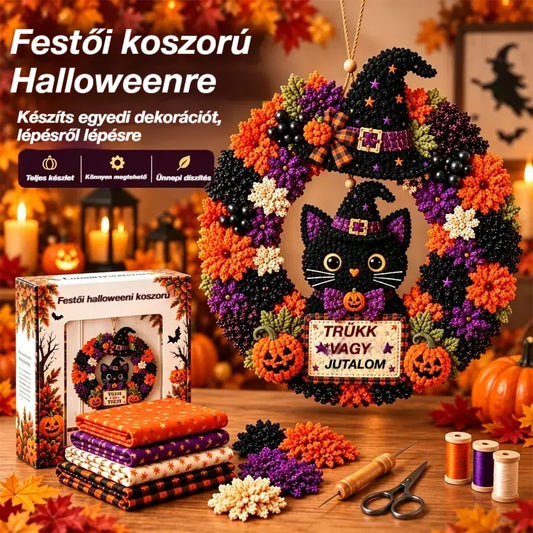⏰ UTOLSÓ NAP! 50% KEDVEZMÉNY ✨ Készíts olyan karácsonyi koszorút, amelyet büszkén kiteszel majd 🎄❤️ Kreatív készlet (3D-s textilbetűzéses technika) útmutatóval és leírással.