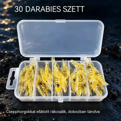 ⏰ Korlátozott ideig tartó féláras ajánlat ✨ Bionikus, puha garnéla műcsali | Rendkívül élethű, természetes mozgással; szakadásálló és tartós; édesvízi és sósvízi horgászathoz egyaránt alkalmas 🎣