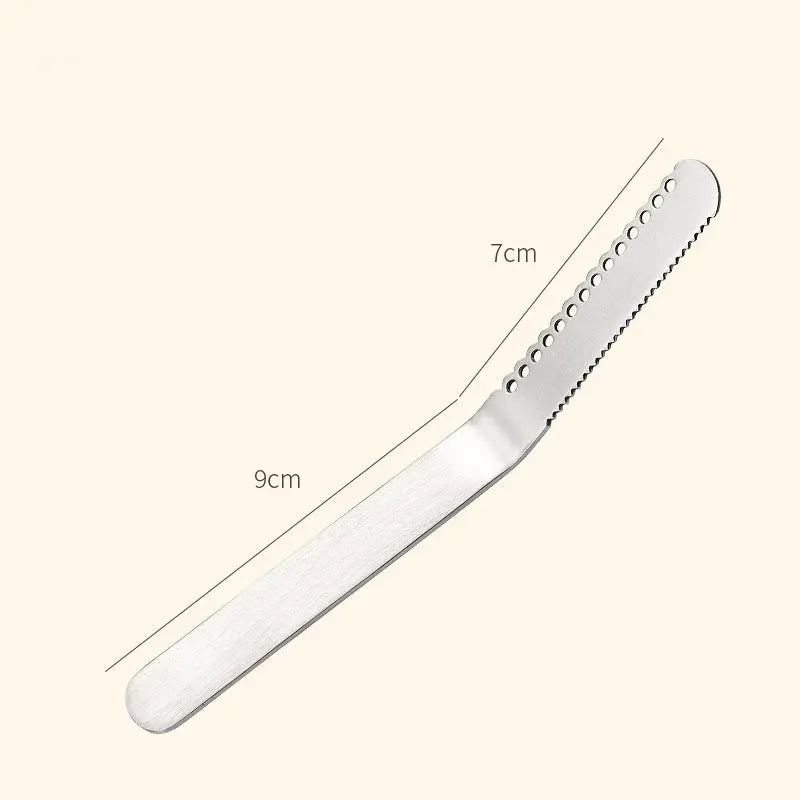🔥【Compra 1 y llévate 1 gratis】🧈Cuchillo y espátula para mantequilla profesional 3 en 1 de acero inoxidable 304