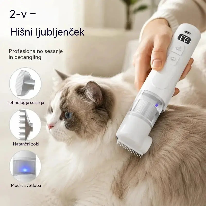 🐶😺Električni odstranjevalec bolh in glavnik za razvozlavanje za hišne ljubljenčke