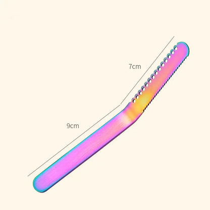🔥【Compra 1 y llévate 1 gratis】🧈Cuchillo y espátula para mantequilla profesional 3 en 1 de acero inoxidable 304