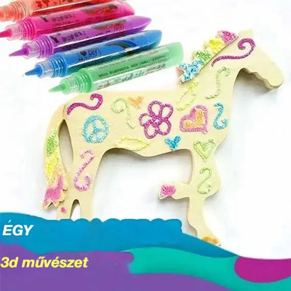 🎁【Vásárolj 1-et, kapsz 2-t ingyen】【2 darab 8300 Ft】3D nyomtatótoll gyerekeknek: Popcorn buborék rajzolás (DIY)