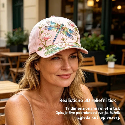 🧢Modna vrhunska kapa s 3D vezenjem, zaščito pred soncem in senčenjem