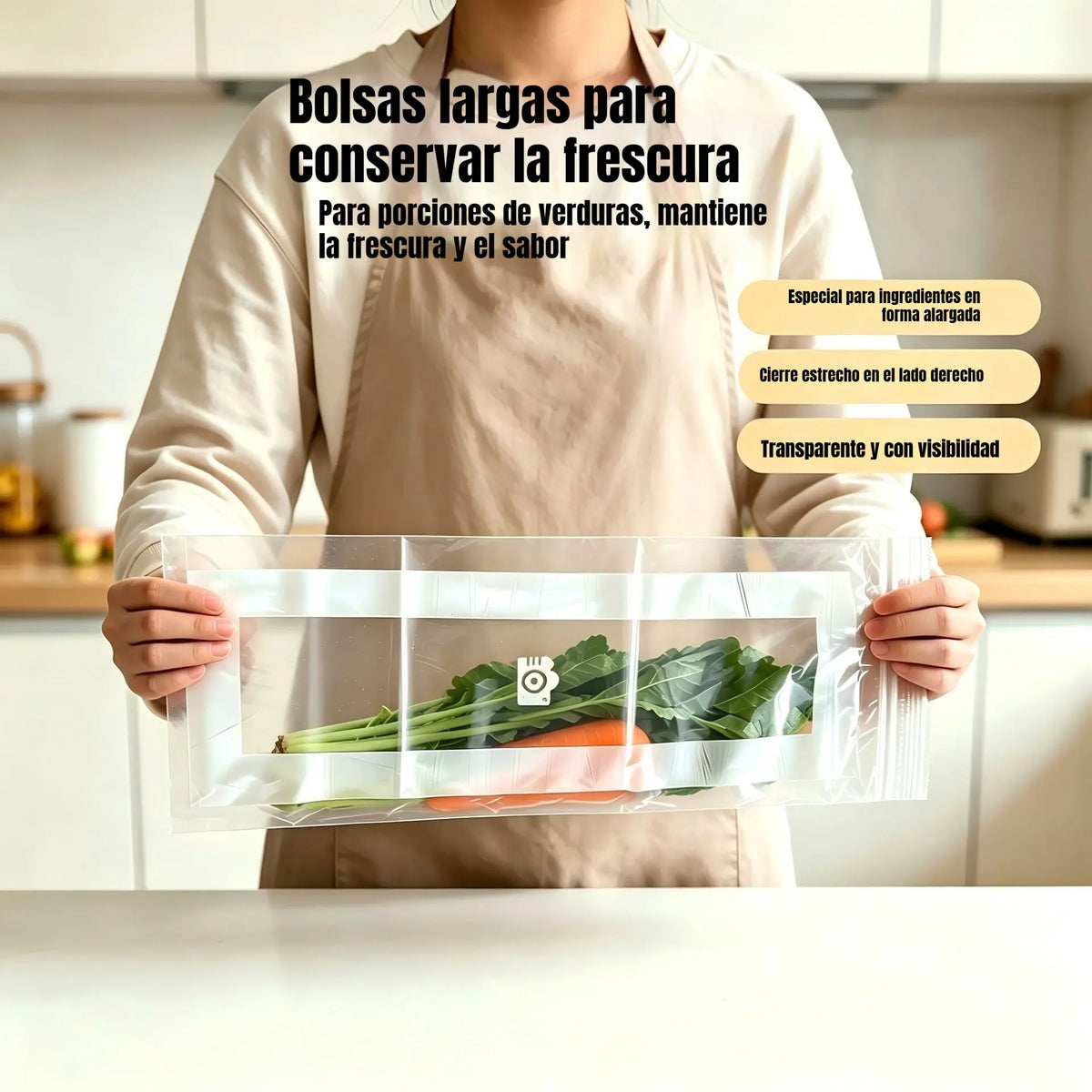🥡 ¡50% DE DESCUENTO POR TIEMPO LIMITADO! 💧 Bolsas transparentes de doble cierre aptas para alimentos: a prueba de fugas, conservan la frescura y son resistentes ✨