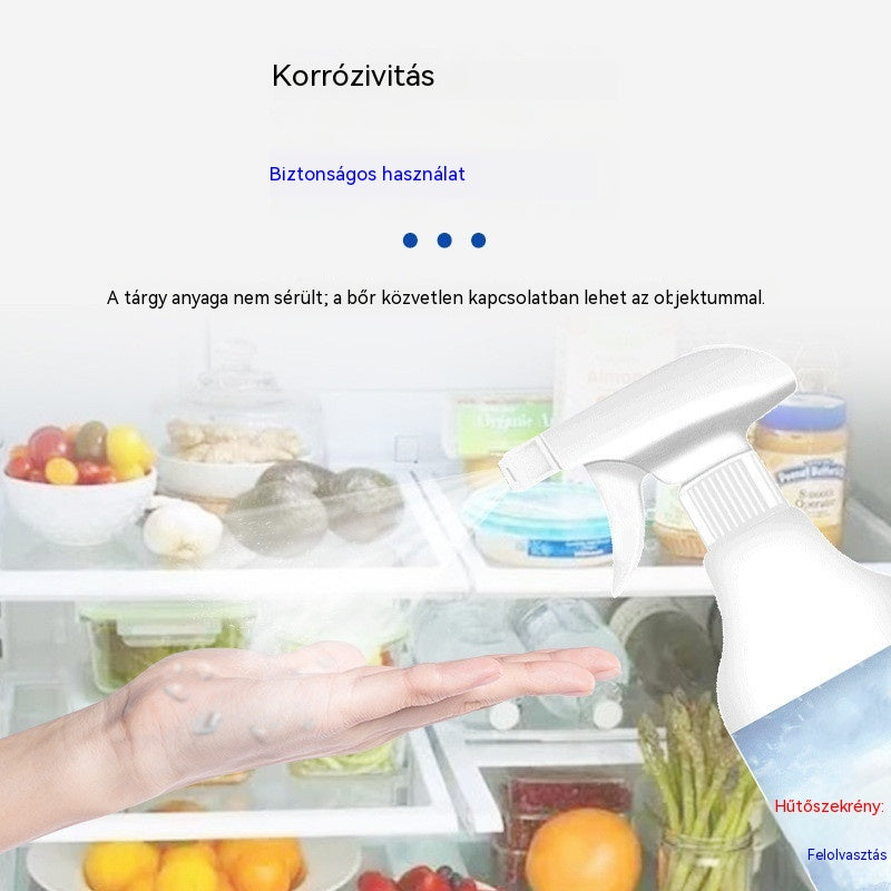 【Utolsó napi akció 50% KEDVEZMÉNY】Leolvasztó spray hűtőszekrényhez-fagyasztóhoz