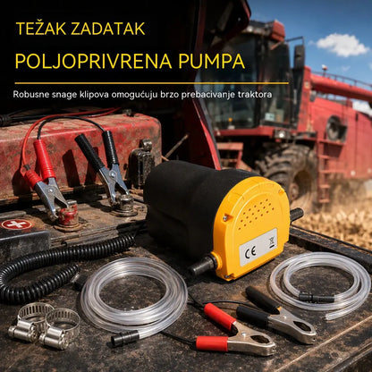 🚗Prijenosna električna samousisna pumpa za transfer mikro dizelskog ulja za automobile 12V 24V