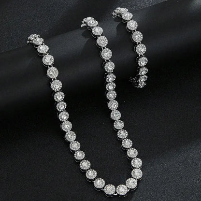 💎 Spórolj akár 50%-ot! ✨ Uniszex hip-hop stílusú nyaklánc strasszokkal és gyönyörű, hibátlan galvanizált felülettel: trendi városi táncstílus, amely merészen tükrözi a személyiségedet. 🎤