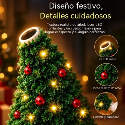 🎄💡 Proyector de árbol de Navidad con luz nocturna — Decoración de techo con enchufe