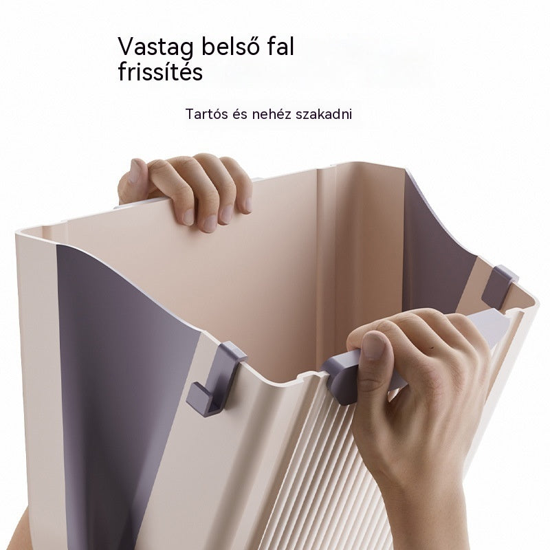 🗑️🚪Függőző összecsukható konyhai szemetes, függő szemetes otthoni szekrényajtóra