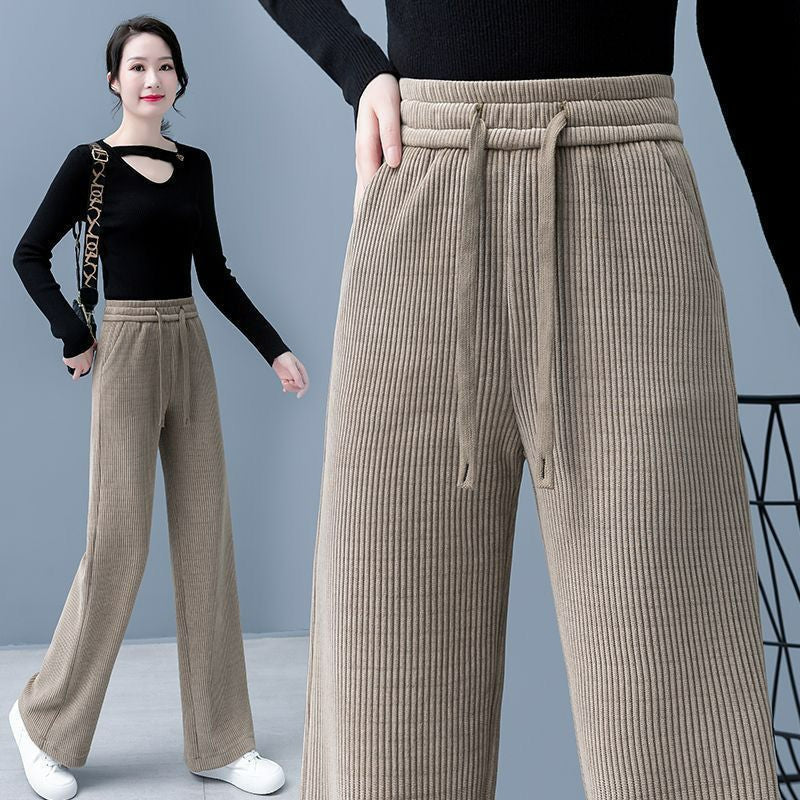 🔥🔥【M-3XL】【40-110 kg】👖Új női, bő szabású, rugalmas nadrág