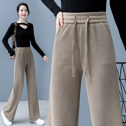 🔥🔥【M-3XL】【40-110 kg】👖Új női, bő szabású, rugalmas nadrág
