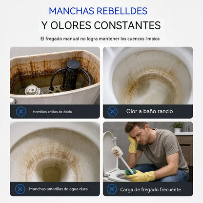 🥳💞¡Las ventas han superado las 50.000 unidades! 🚽Pastillas limpiadoras y desodorizantes para tanques de inodoro (20 pastillas por paquete, limpian continuamente y eliminan eficazmente los olores 🧼✅¡Seguro y no daña las tuberías!)