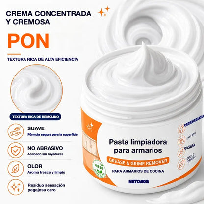 💥【Compra 1 y llévate 1 gratis】2 pieza 27 euros🏠Pasta limpiadora para armarios de madera con esponja para la renovación de muebles.