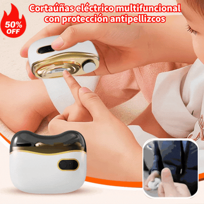 30% OFF✂️💅🔥🔥 Lima de uñas eléctrica multifuncional, cortauñas eléctrico con protección antipellizcos