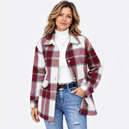 2026-os új, vastagított flanel kockás ingdzseki őszre/télre – stílusos és sokoldalú