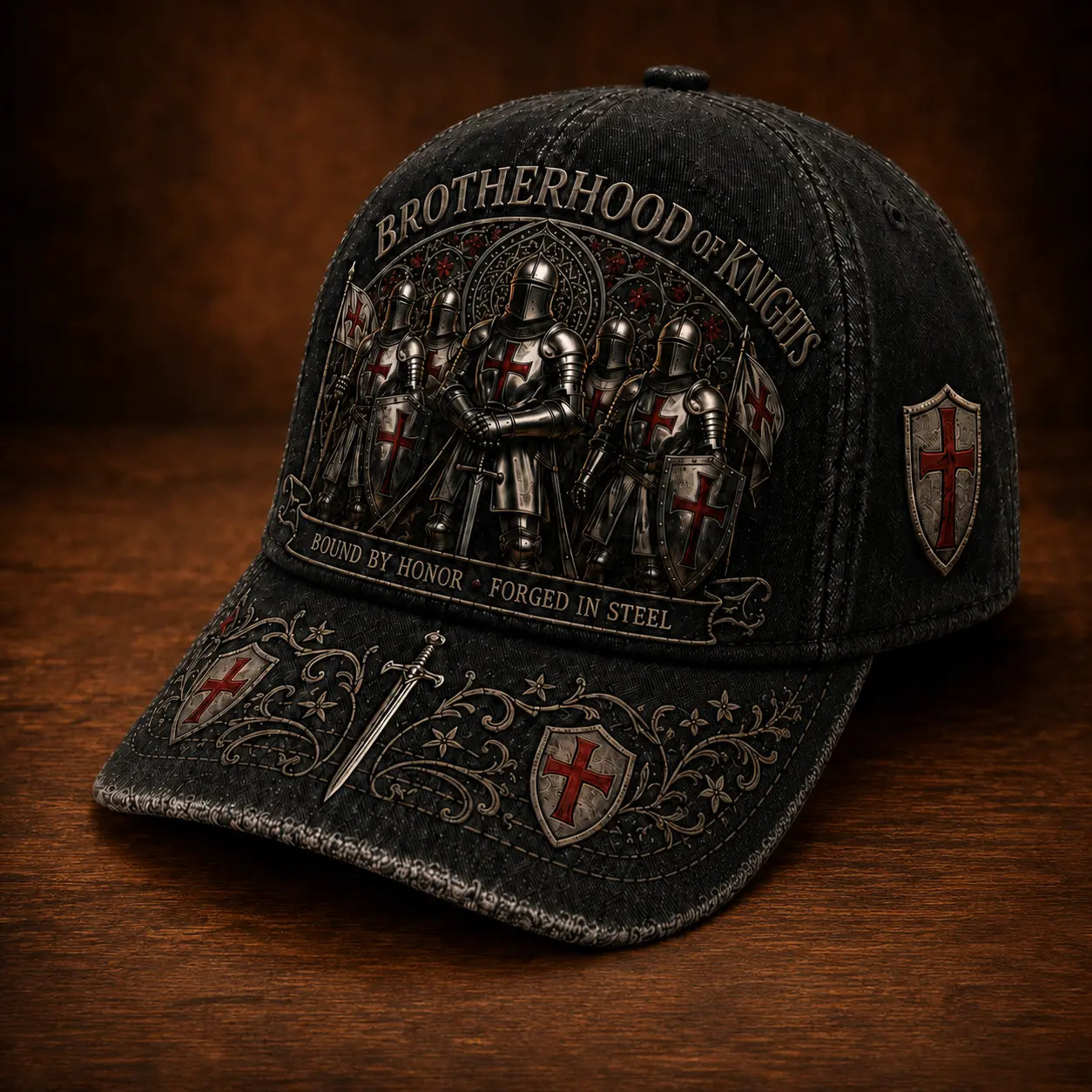 🛡️🧢Guardian Knight baseball sapka: állítható, lélegző és napvédő.