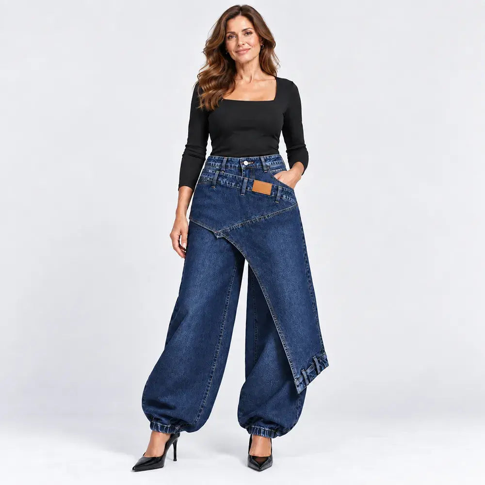 👖【XS-3XL】Stílusos és kényelmes, bő szárú farmer ✨💞