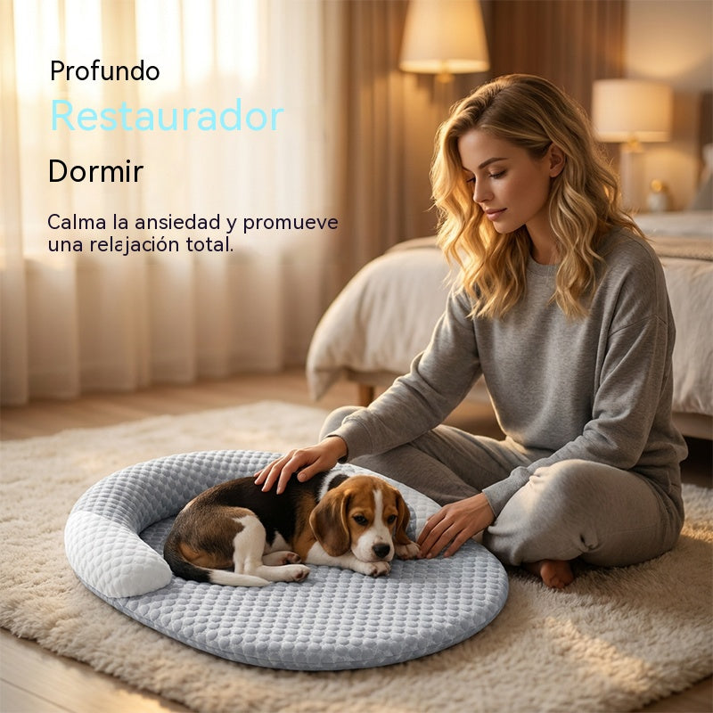 🐱🐕🛏️ Cama refrescante para mascotas con malla transpirable