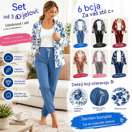 【S-3XL】💃 💖 Novi kućni set za 2026., jednostavan i elegantan.