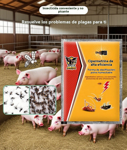 【10 piezas】Spray especial para matar mosquitos y moscas para granjas de cría