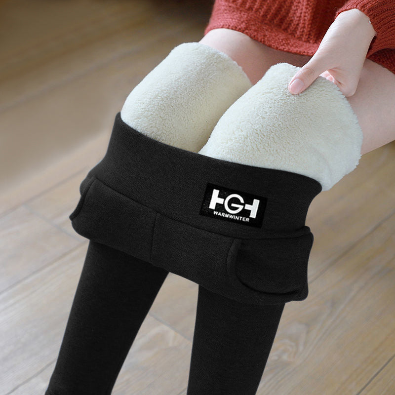 🌈🌟🔥【M-3XL】Vasson vastagított bársonyos juhgyapjúból készült felsőruházat, osztrák bársony őszi és téli leggings - 4214726