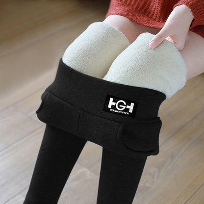 🌈🌟🔥【M-3XL】Vasson vastagított bársonyos juhgyapjúból készült felsőruházat, osztrák bársony őszi és téli leggings - 4214726