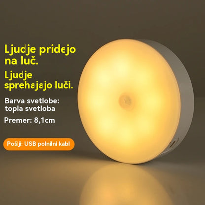 🔥【Kupite eno in dobite eno brezplačno】🏡💡Pametna LED lučka, ki zaznava človeško telo, enostavna za polnjenje in praktična