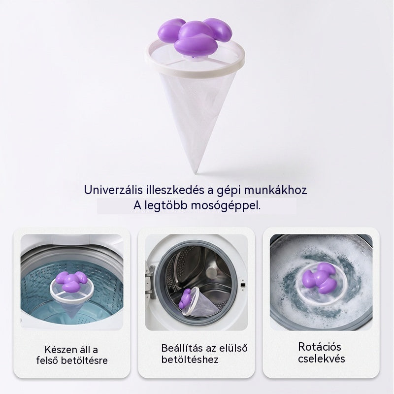 🌀6 darab 8300 Ft ✨ Úszószűrő mosógéphez - Minden mosásnál felfogja a szálakat, a hajat és az állati szőrt 🧺