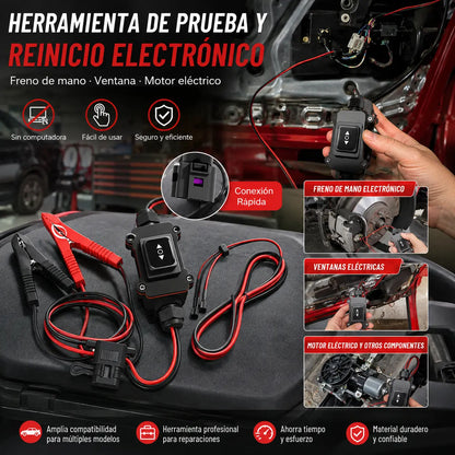 🚗Herramienta universal de liberación de emergencia del freno de estacionamiento electrónico (EPB): Adecuada para sistemas de freno de estacionamiento electrónico.
