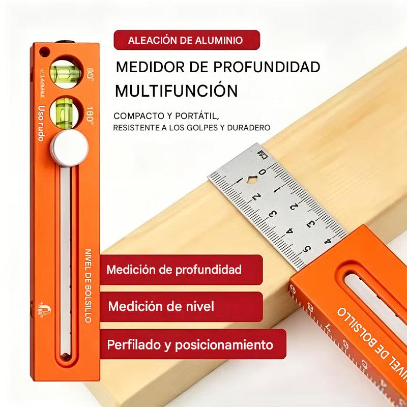 📏 Regla multifuncional con marcas de nivel 🚗 Entrega en un plazo de 7 días laborables 🔥