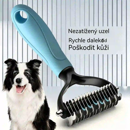 🔥2 kusy 530Kč🔥【Kupte jeden, druhý dostanete zdarma】Profesionální kartáč na odstraňování línání pro psy a kočky: Jemný, účinný a bez chlupů pro domov! ✨💖
